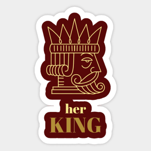 Her King Sticker